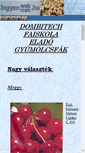 Mobile Screenshot of dombitech.ingyenweb.hu