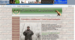 Desktop Screenshot of magyarvizsla.ingyenweb.hu