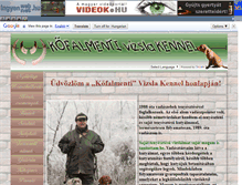 Tablet Screenshot of magyarvizsla.ingyenweb.hu