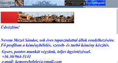 Desktop Screenshot of kemenybeleles.ingyenweb.hu