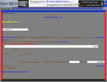 Tablet Screenshot of honlap.ingyenweb.hu