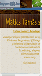 Mobile Screenshot of maticstamas.ingyenweb.hu