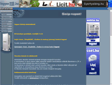 Tablet Screenshot of ingyenweb.hu