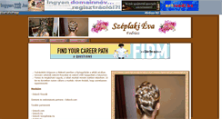 Desktop Screenshot of fodraszszalon.ingyenweb.hu